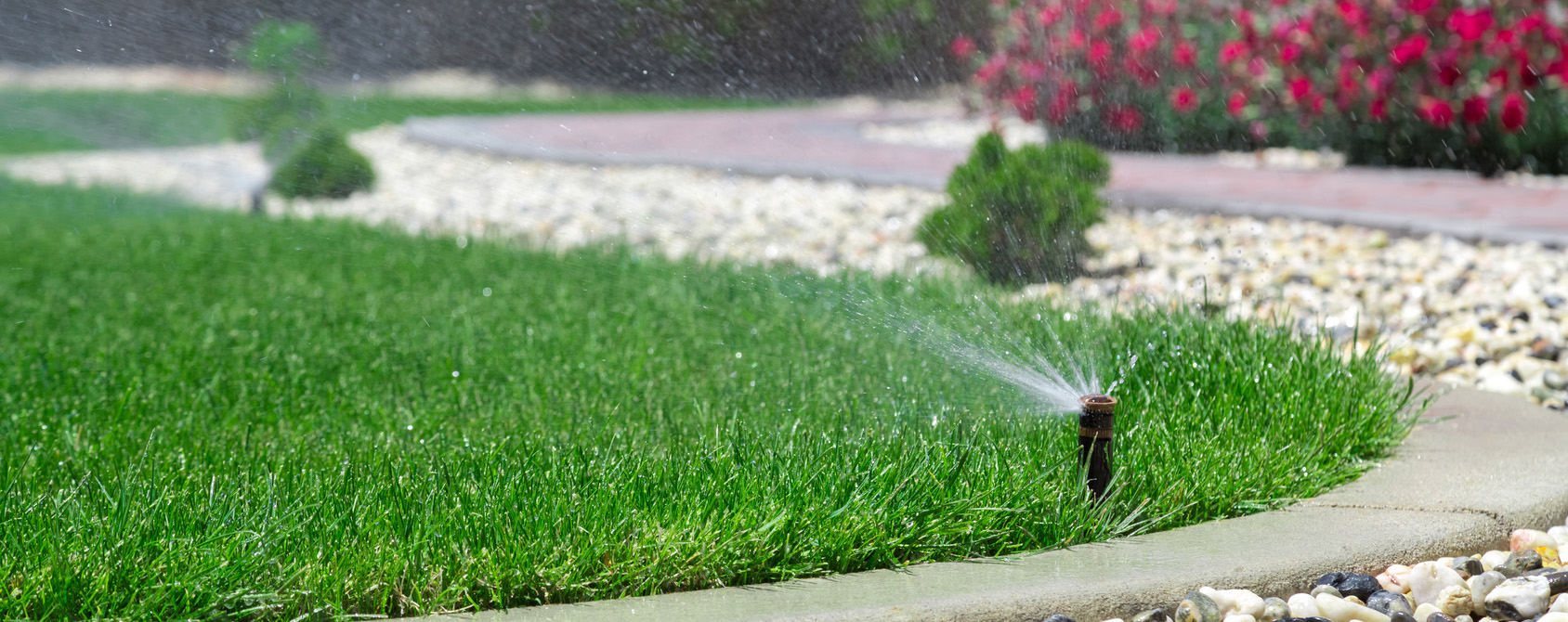 Lawn fertilization and irrigation by Greener Days in Southern NH